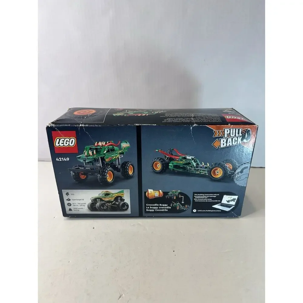 LEGO Technic 42149 Monster Jam Dragon Pull Back Set New Sealed Box Damaged NIB!!